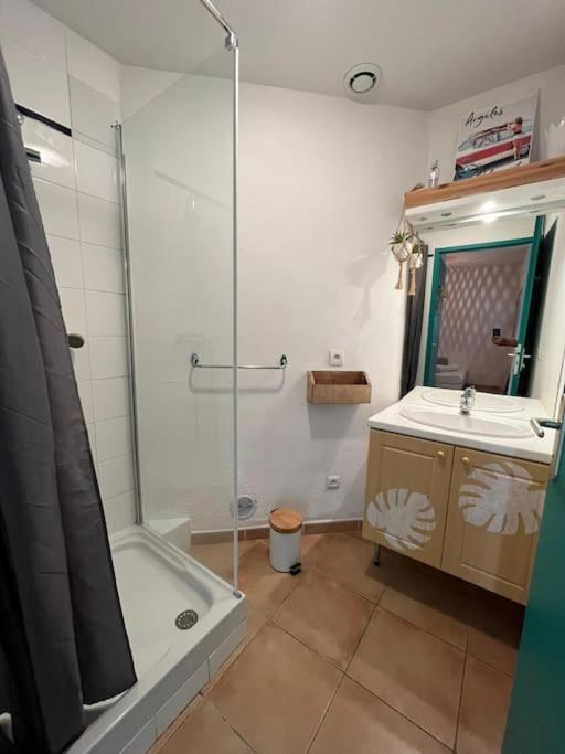 Studio Cabine Pour 4 - Piscine 아르젤레쉬르메르 외부 사진